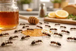 Ant pest control identification card