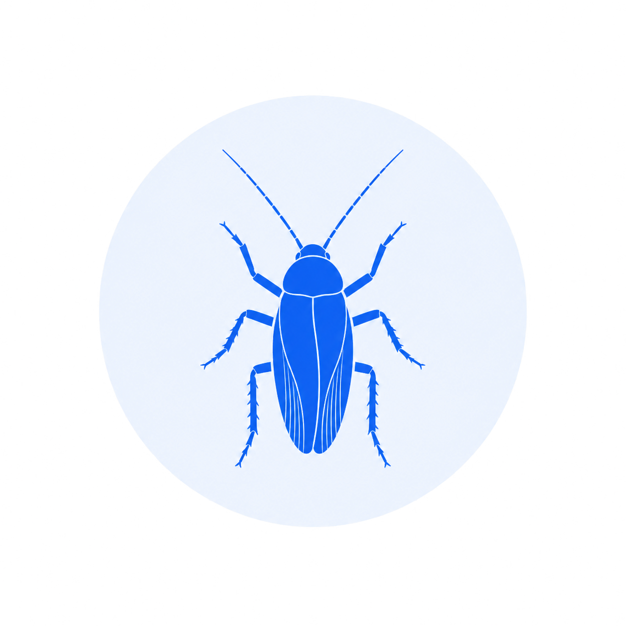 German cockroach treatment badge